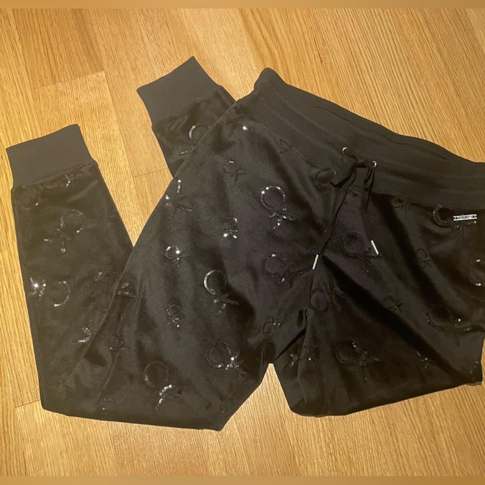 Sequin Velour Jogger Pant - Calvin Klein